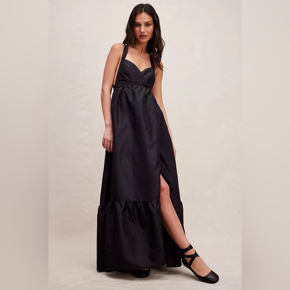 Free People Black Maxi Dress